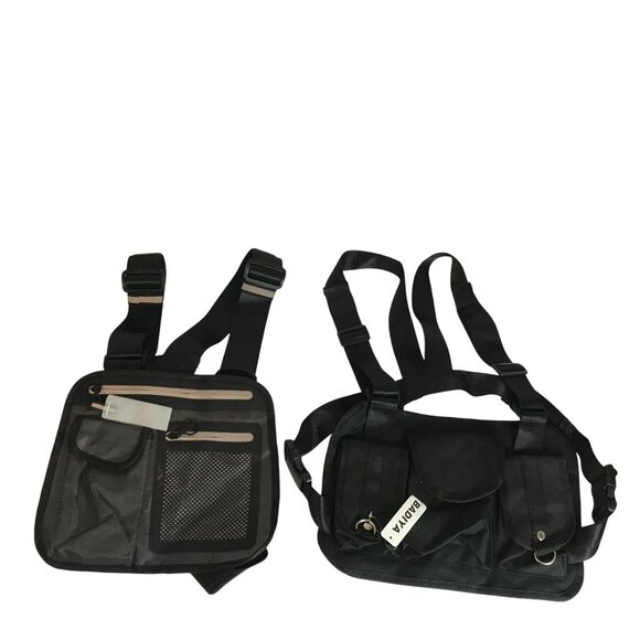 Badiya Chest Harness Chest Front Bag Pouch Sport Backpack Daypack Vest Lot #2 - Picture 7 of 8